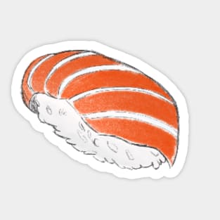 Sushi salmon sticker Sticker